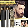 Top Sale Hair Clipper Hair Trimmer Barber Haircut Rechargeable Cordless Hair Cutting Machine Beard Trimmer 0mm Razor Men Shavers