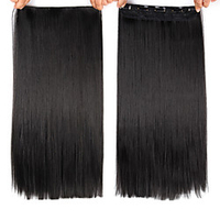 Top Selling 5Clips In Hair Extension Long Wave Synthetic Clip In Hair Extensions For Women Ombre Fake Hairpiece Clips miniinthebox