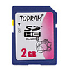 TOPRAM Class 10 SD Card 2GB