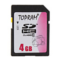 TOPRAM Class 10 SD Card 4G