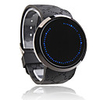 Touch Screen Creative Blue LED Flashing Wristband Watch