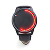 Touch Screen Creative Red LED Flashing Wristband Watch