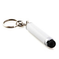 Touchscreen Stylus with Keychain for iPad 2/iPad/iPhone 4/Playbook/Xoom/P1000/Streak (White)