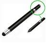 Touchscreen Stylus with Retractable Mini Ball Point Pen for iPad 2/iPad/Playbook/Xoom (black)