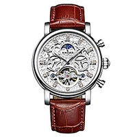 tourbillon skeleton automatic watch for men