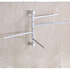 Towel Bar Contemporary Aluminum 1 pc - Hotel bath 4-towel bar