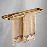 Towel Bar Contemporary Brass 1 pc - Hotel bath 2-tower bar