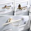 Towel Bar Foldable / Multilayer Antique Aluminum 1pc - Hotel bath Wall Mounted
