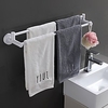 Towel Rack Free Perforated Toilet Bath Towel Bar Household Bathroom Wall Suction Rack