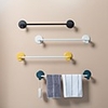 Towel Rack Free Punching Bathroom Kitchen Toilet Rags Single Rod Rack Bathroom Towel Rack Rod