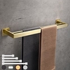 Towel Rail Rack Holder Bathroom Double Pole Bar Stainless Steel Wall-mounted Shelf Hardware Accessories 2-tiler Tower Bar 30/40/50/60cm miniinthebox
