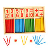 Toy Abacus Geometric Pattern Lovely Parent-Child Interaction Number Wooden / Bamboo Child
