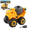 Toy Car Construction Vehicle Construction Truck Set Creative Adorable Parent-Child Interaction Plastic Shell Mini Car Vehicles Toys for Party Favor or Kids Birthday Gift