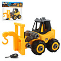 Toy Car Construction Vehicle Crane Adorable Parent-Child Interaction Plastic Shell Mini Car Vehicles Toys for Party Favor or Kids Birthday Gift