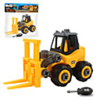 Toy Car Transporter Truck Construction Vehicle Wheel Tractor-Scraper Adorable Parent-Child Interaction Plastic Mini Car Vehicles Toys for Party Favor or Kids Birthday Gift