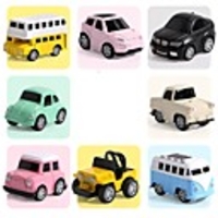 Toy Car Vehicle Playset Car Classic Car Race Car Bus Cool Lovely Parent-Child Interaction Metal Alloy Mini Car Vehicles Toys for Party Favor or Kids Birthday Gift 9 pcs / Kid