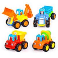 Toy Car Vehicle Playset Motorcycle Special Designed Plastic Mini Car Vehicles Toys for Party Favor or Kids Birthday Gift 4 pcs