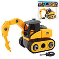 Toy Car Vehicles Construction Vehicle Drill School Hand-made Parent-Child Interaction Plastic leatherette Mini Car Vehicles Toys for Party Favor or Kids Birthday Gift