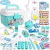 toy doctor kit for kids 44pcs doctor pretend play equipment stethoscope medical role play educational toy doctor playset for toddler boys girls