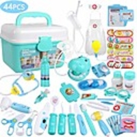 toy doctor kit for kids 44pcs doctor pretend play equipment stethoscope medical role play educational toy doctor playset for toddler boys girls