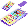 Toy Phone Educational Toy Electronic Organ Y-phone Rechargeable Portable Sound Simulation Music Light Education with Screen Kid