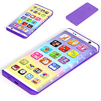 Toy Phone Educational Toy Electronic Organ Y-phone Rechargeable Portable Sound Simulation Music Light Education with Screen Kid