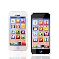 Toy Phone Educational Toy Y-phone Rechargeable LED Light Simulation Parent-Child Interaction Music Light with Screen Kid