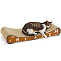 Toys Beds Scratching Board Cat Pet Toy One-piece Suit Simple Pet Friendly Scratch Pad Formaldehyde Free Paraben Free Catnip Cardboard Paper Gift