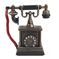 TP-1801 Telephone Shape Metal Gas Lighter
