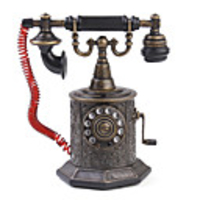 TP-1802 Telephone Shape Metal Gas Lighter