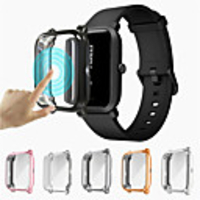 TPU Case For Amazfit Bip Smart Watch Case Screen Protector Film Full Cover Frame For Huami Amazfit Bip Lite Shell Case