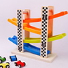Track Rail Car Ramp Racer 3 pcs Wooden Relieves ADD,  ADHD,  Anxiety,  Autism Hand-made Parent-Child Interaction Race Car All Teen Toy Gift
