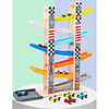 Track Rail Car Ramp Racer Wooden Relieves ADD,  ADHD,  Anxiety,  Autism Decompression Toys Parent-Child Interaction Car Race Car All Kids Toy Gift