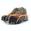 Traction Cleats Crampons Outdoor 8 Teeth Non Slip Adjustable Slip Resistant Durable Metal Alloy Rubber Camping / Hiking Climbing Outdoor Exercise Winter Sports RedGolden Black Orange