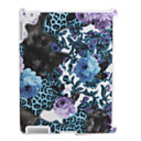 Traditional Chinese Painting Flower Pattern Protective Back Case/Cover for iPad 2