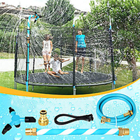 Trampoline Sprinkler,  360 Degree Rotation Water Sprinkler for Trampoline,  Outdoor Water Yard Toys for Boys Girls Summer Water Fun miniinthebox