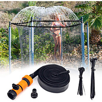 Trampoline Sprinkler for Kids,  Outdoor Trampoline Water Sprinkler Summer Water Fun Yard Toys Sprinkler Hose(26.2FT/8M) miniinthebox