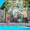 Trampoline Sprinkler for Kids,  Outdoor Water Park Summer Water Toys for Boys Girls - 360° Automatic Rotation Spray Head with Durable Water Hose - Trampoline Accessories with Water Balloons miniinthebox