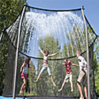 Trampoline Sprinkler Trampoline Spray Sprinkler Game Toys Water Toys Trampoline Accessories Sports Outdoors Funny Summer Spring Summer Outdoor Water Park Boys and Girls Kid