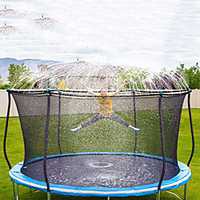 Trampoline Sprinkler-Trampoline Sprinkler for Kids Outdoor Spary Water park Fun Summer Outdoor Water Games Yard Toys Sprinklers Backyard Water Park for Boys Girls 39 ft miniinthebox
