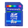 Transcend 8GB SDHC SD Card (Class 6 High Speed)