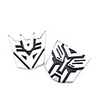 Transformer 3D Car Decal Emblem Chrom Sticker