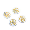 Transformers Autobot Wheel Center Cap Sticker Yellow (4 psc)
