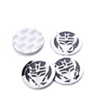 Transformers Decepticons Wheel Center Cap Sticker Black (4 psc)