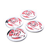 Transformers Decepticons Wheel Center Cap Sticker Red (4 psc)