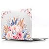 Transparent Flower PVC Hard Cover Shell for MacBook Pro Air Retina Phone Case 11/12/13/15 (A1278-A1989)