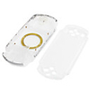 Transparent Front and Back Case with Buttons Set For PSP