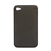 Transparent Glaze Noctilucent Hard Case for iPhone 4 (Black)