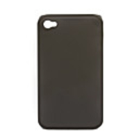 Transparent Glaze Noctilucent Hard Case for iPhone 4 (Black)