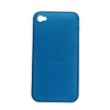 Transparent Glaze Noctilucent Hard Case for iPhone 4 (Blue)